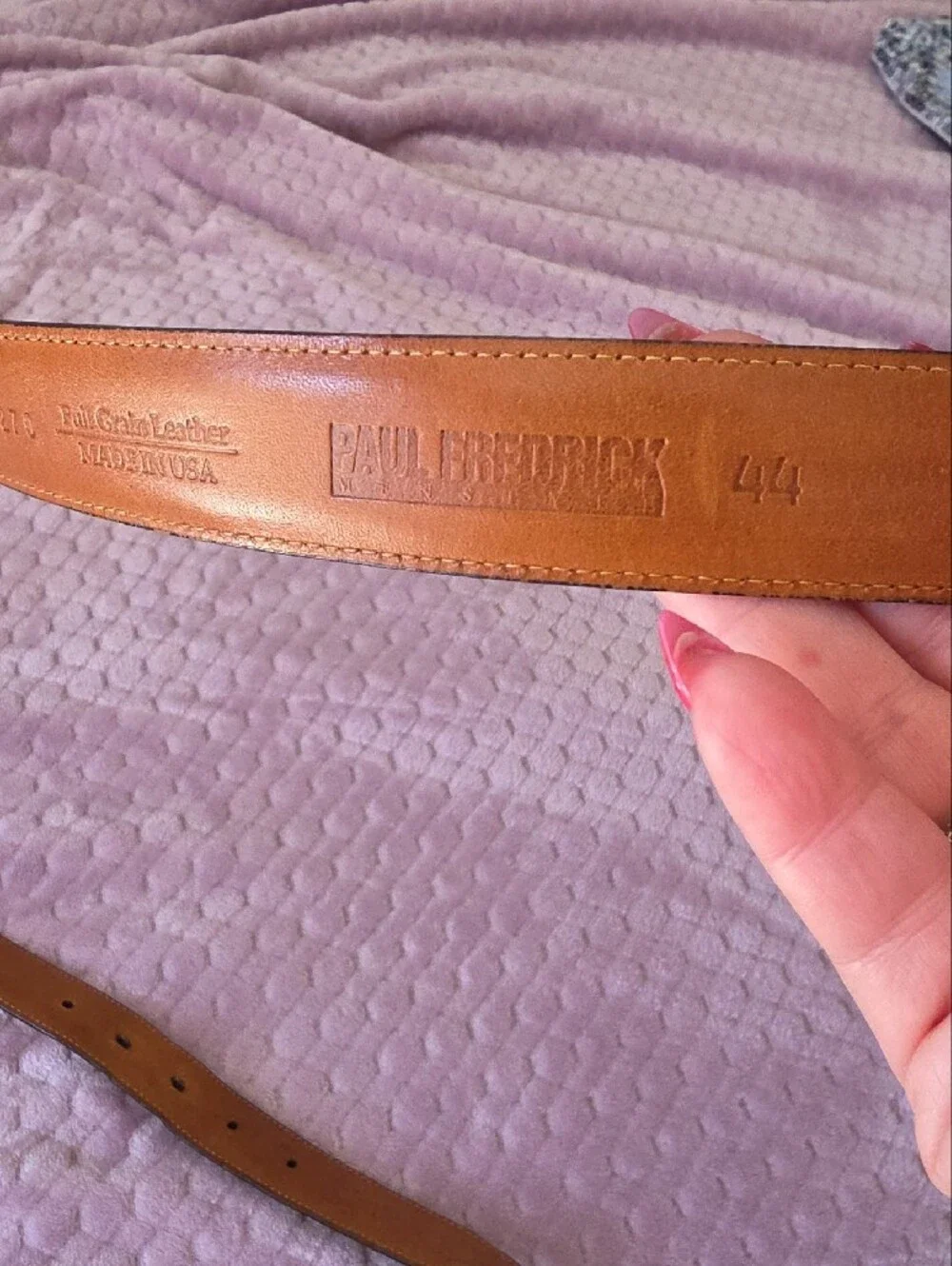 Paul Fredrick Reversible Leather Belt in Black and Brown with Gold Buckle